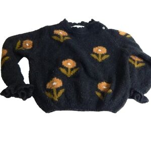 Emile Et Ida Floral Jacquard Sweater